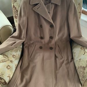 Women’s long tan coat
